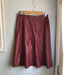 Harmony and havoc leather skirt size 7